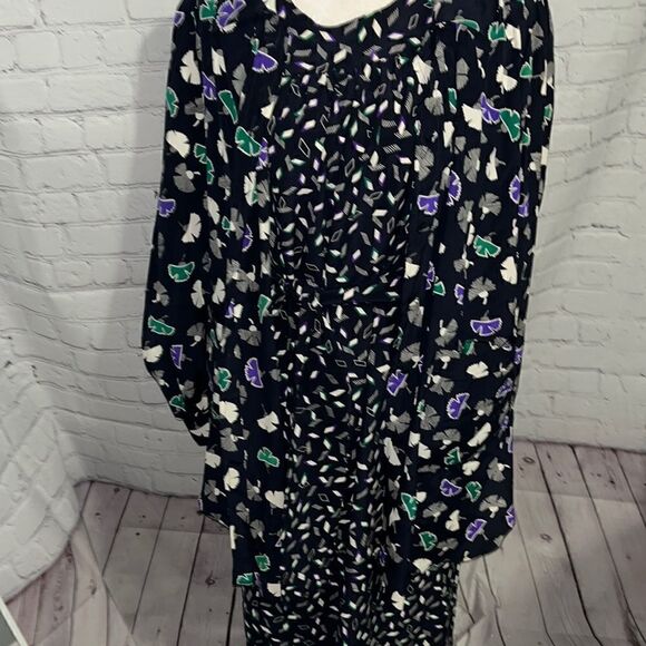 NWT - Liola Navy Geometric dress with jacket - 12 - Picture 2 of 7